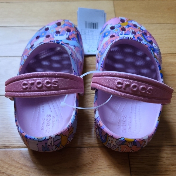 Crocs Classic Fairy Tale Unicorn Clogs, C 13, Pink/Purple - Picture 3 of 9